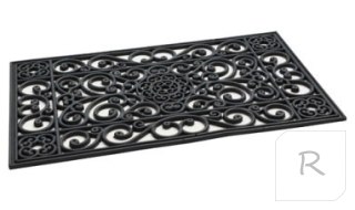 WYCIERACZKA IRON MAT BLACK 1 45*75CM