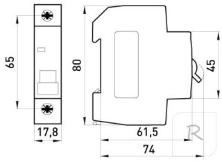 WYŁĄCZNIK NADPRĄDOWY MCB.PRO60 1P B16A 6KA