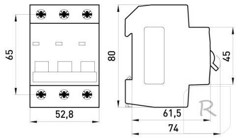 WYŁĄCZNIK NADPRĄDOWY MCB.PRO60 3P B16A 6KA