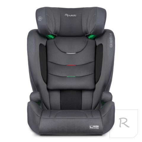 Fotelik samochodowy Nukido Louis Soft szary15-36 kg ISOFIX