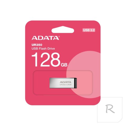 ADATA | Pamięć USB | UR350 | 128 GB | USB 3.2 Gen1 | Czarny