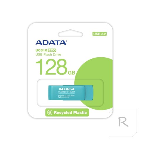 ADATA Pendrive UC310 ECO 128 GB USB 3.2 Gen1 Zielony