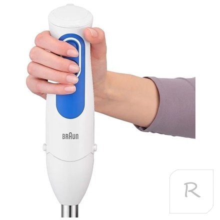 Braun Hand Blender MQ 3005 Immersyjny blender ręczny, 700 W, liczba prędkości 2, biały/niebieski