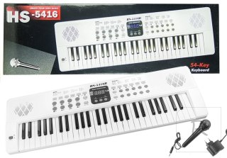 Elektryczne pianinko z mikrofonem USB