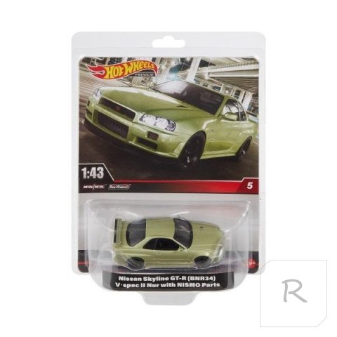 Hot Wheels Premium Nissan Skyline GT-R (BNR34)