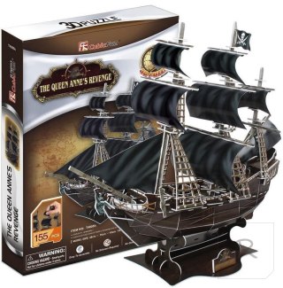 Puzzle 3D Okręt piracki Zemsta Królowej Anny