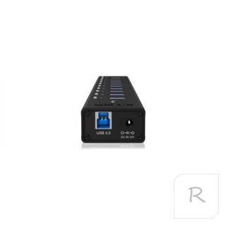 Raidsonic | 10-portowy koncentrator USB 3.0 | Icy Box IB-AC6110