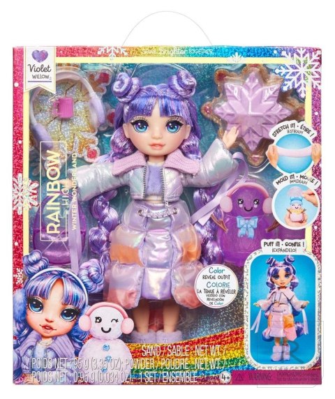 Rainbow High Winter Wonderland Doll- Violet Purple