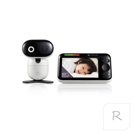 Motorola PIP1610 HD CONNECT 5.0" Wi-Fi HD Motorized Video Baby Monitor, White/Black | Motorola | Wi-Fi HD Motorized Video Baby M