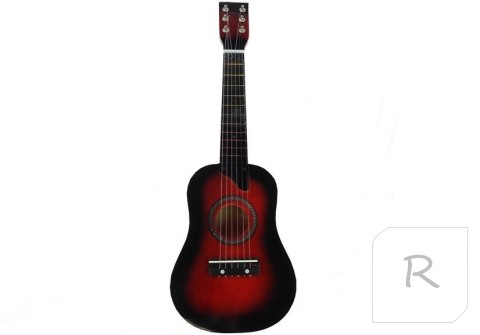 Gitara Drewniana Klasyczna z Kostką Wiśniowa 60 cm