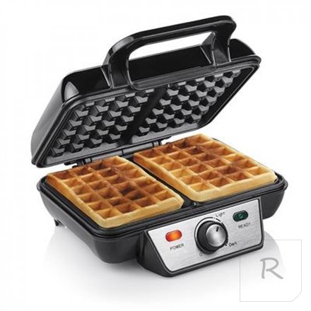 Tristar | WF-2195 | Waffle maker | 1000 W | Number of pastry 2 | Belgium | Black