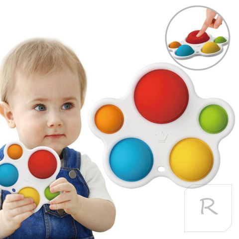 WOOPIE BABY Zabawka Sensoryczna Gryzak Antystresowy POP IT Montessori