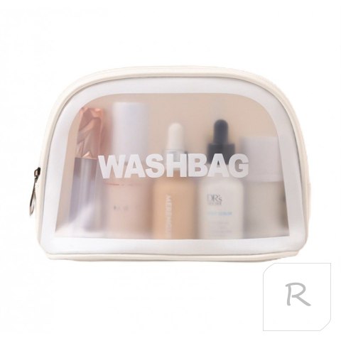 Kosmetyczka rozkładana WASHBAG kuferek biel KS47B