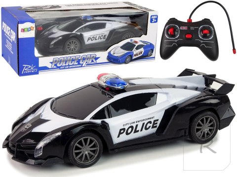 Auto Wyścigowe Policja R/C Zdalnie Sterowane Policyjne + Akumulator