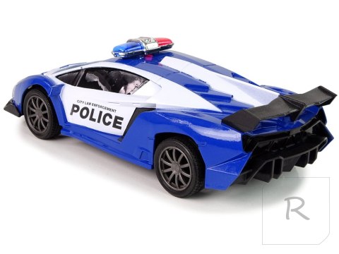 Auto Wyścigowe Policja R/C Zdalnie Sterowane Policyjne + Akumulator