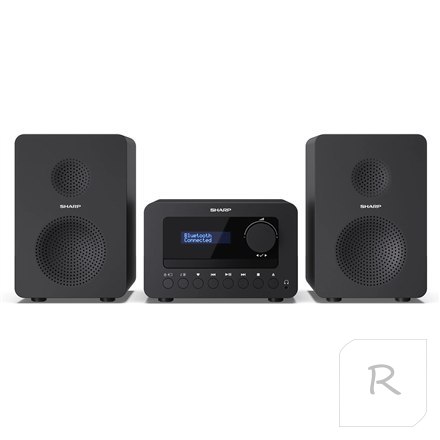 Sharp XL-B520D(BK) Tokyo Hi-Fi Micro System 2.0, FM/DAB/DAB+/USB, CD, Bluetooth 5.0, Aux-in, Black | Sharp | Tokyo Hi-Fi Micro S