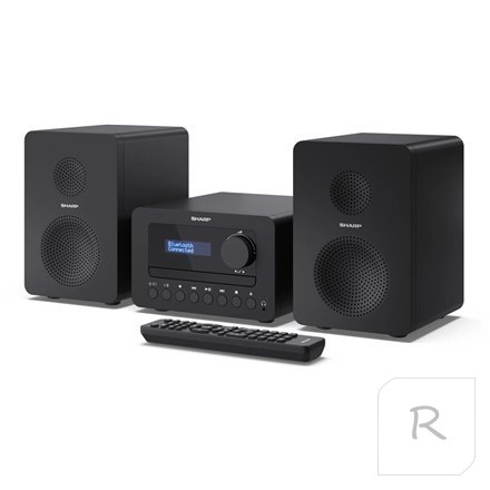 Sharp XL-B520D(BK) Tokyo Hi-Fi Micro System 2.0, FM/DAB/DAB+/USB, CD, Bluetooth 5.0, Aux-in, Black | Sharp | Tokyo Hi-Fi Micro S