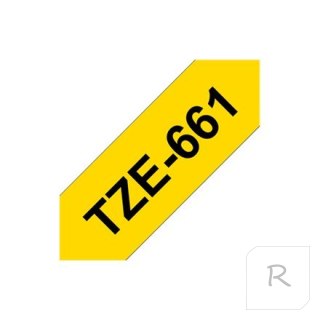 Brother | 661 | Laminated tape | Thermal | Black on yellow | Roll (3.6 cm x 8 m)