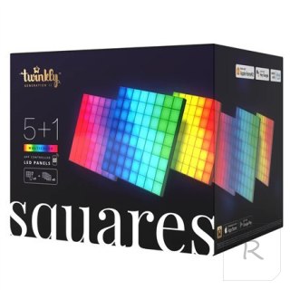 Twinkly Squares Smart LED Panels Starter Kit (6 panels) Twinkly | Squares Smart LED Panels Starter Kit (6 panels) | RGB - 16M+ c