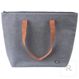 Torba Termiczna Shopper Szara Solidna Wytrzymała ORION 44 x 11 x 35 cm