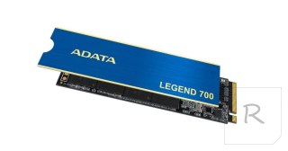 ADATA | LEGEND 700 | 512 GB | Format SSD M.2 2280 | Interfejs SSD PCIe Gen3x4 | Prędkość odczytu 2000 MB/s | Prędkość zapisu 160