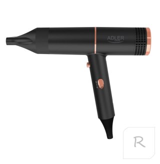 Adler Hair Dryer | AD 2278 | 1400 W | Number of temperature settings 2 | Ionic function | Black