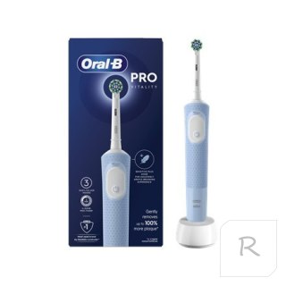 Szczoteczka elektryczna do zębów Oral-B | Vitality Pro, Wskaźnik naładowania, 3 tryby czyszczenia, Błękitna