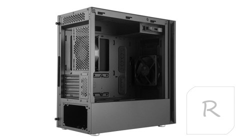 Cooler Master Silencio S400 with Steel side panel Black Mini ITX, Micro ATX Power supply included No