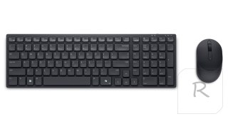 Dell | Silent Keyboard and Mouse | KM555 | Keyboard and Mouse Set | Wireless | Estonian (QWERTY) | Black | 2.4 GHz, Bluetooth 5.