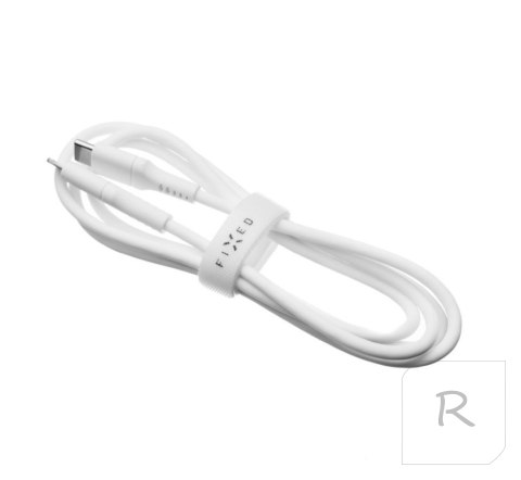 Fixed | Liquid Silicone Cable USB-C/USB-C, 2m, 60W | FIXDLS-CC2-WH