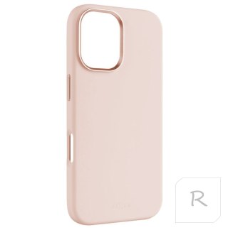 Fixed MagFlow | Back cover | Apple | iPhone 16 | Liquid silicon | Pink