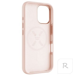 Fixed MagFlow | Back cover | Apple | iPhone 16 | Liquid silicon | Pink