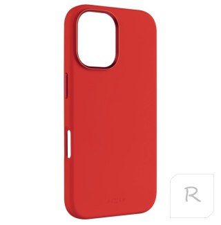 Fixed MagFlow | Back cover | Apple | iPhone 16 | Liquid silicon | Red