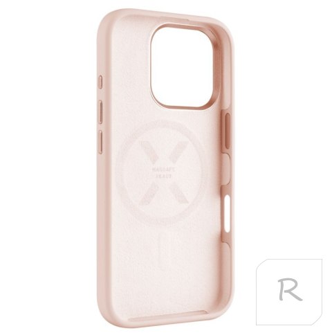 Fixed MagFlow | Back cover | Apple | iPhone 16 Pro | Liquid silicon | Pink