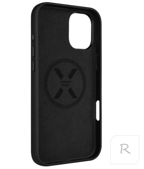 Fixed MagLeather | Back cover | Apple | iPhone 16 Plus | Leather | Black