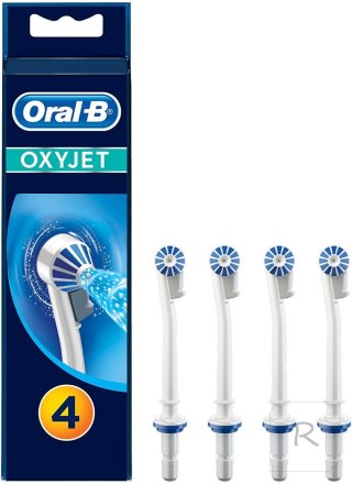 Oral-B | ED 17-4 | Toothbrush Heads, OxyJet | Heads | For adults | Number of brush heads included 4 | White