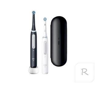 Oral-B | Elektryczna szczoteczka do zębów Duo pack | Seria iO4 | Akumulatorowa | Dla dorosłych | Liczba główek szczoteczki w zes