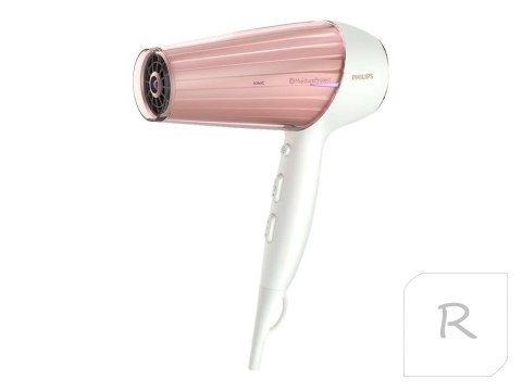 Philips | Hair Dryer | HP8281/00 | 2300 W | Number of temperature settings 6 | Ionic function | Diffuser nozzle | Pearl White/Pi