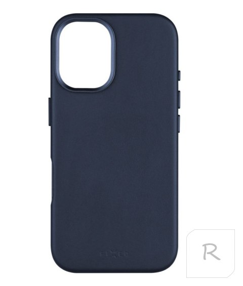 Fixed MagLeather | Back cover | Apple | iPhone 16 | Leather | Blue