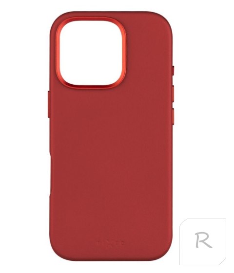 Fixed MagLeather | Back cover | Apple | iPhone 16 Pro | Leather | Red