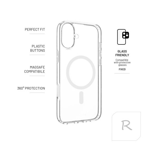 Fixed | MagPure | Back Cover | Apple | iPhone 16 Plus | TPU | Clear