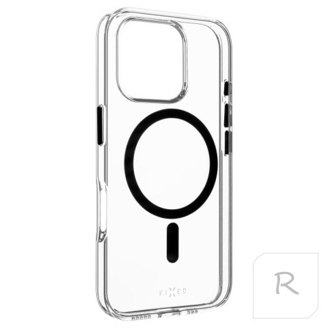 Fixed | MagPurity | Back Cover | Apple | iPhone 16 Pro Max | TPU | Clear, Black