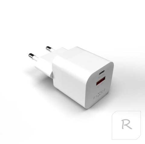 Fixed Mini USB-C/USB Travel Charger 20W | FIXC20M-CU-WH