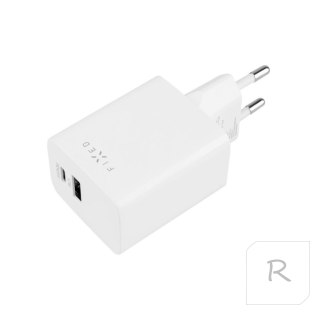 Fixed Mini USB-C/USB Travel Charger 45W | FIXC45M-CU-WH