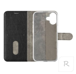 Fixed Opus | Book Case | Apple | iPhone 16 | Leather | Black