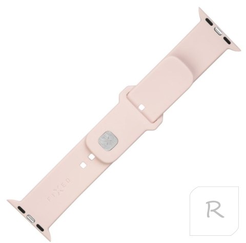 Fixed | Sporty Strap Set for Apple Watch 38/40/41 mm | 160-225 mm | Pink | Silicone