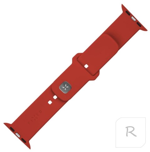 Fixed | Sporty Strap Set for Apple Watch 42/44/45 mm | 170-235 mm | Red | Silicone