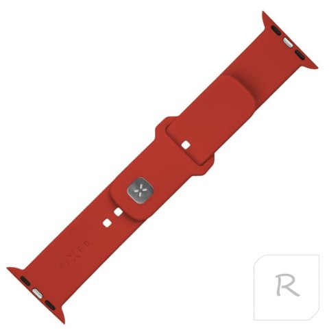 Fixed | Sporty Strap Set for Apple Watch Ultra 49mm | 180-250 mm | Red | Silicone