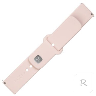 Fixed | Sporty Strap Set with Quick Release 20mm for Smartwatch | 160-235 mm | Pink | Silicone