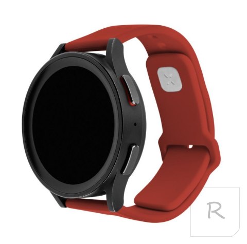 Fixed | Sporty Strap Set with Quick Release 20mm for Smartwatch | 160-235 mm | Red | Silicone